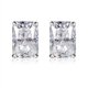 thumbnail image 2 of Aretes de Moissanita Corte Radiante de 2cttw para Mujer Color D Claridad VVS1 Aretes de Botón de Moissanita Aretes de Botón de Diamante de Plata Esterlina S925 para Mujer con Certificado, 2 of 8