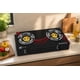 thumbnail image 2 of Cocina a Gas Dos Platos New Line Vidrio Templado Negro, 2 of 4