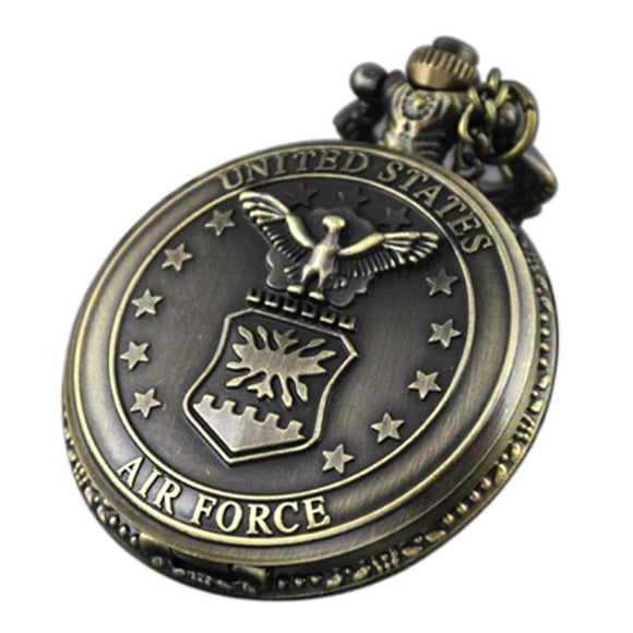 Reloj de bolsillo VIGOROSO Vintage Retro UNITED STATES AIR FORCE