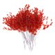 thumbnail image 2 of Ramo De Flores Artificiales De 50 Piezas Con Gota De Cuentas De Acrílico Cristalino 15 Cm Rojo, 2 of 5
