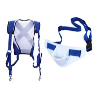 Ioensy - Cinturón De Soporte Para Caña De Pescar, Accesorios Ajustables, Cinturón De Cintura, Conjunto De Chaleco De Pesca