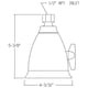 thumbnail image 5 of Cabezal de ducha Speakman S-2005-HB de diseño contemporáneo, 5 of 6