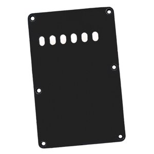 Magideal - Cubierta De Cavidad De Trémolo Para Guitarra De 6 Agujeros, Placa Trasera, Reemplazo De Guitarra Estándar Para Accesorios De Guitarra Eléctrica Negro