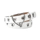 thumbnail image 1 of Accesorios De Cuero PU Cinturones Cinturón De Cuero Con Forma De Corazón Para Damas Blanco., 1 of 3