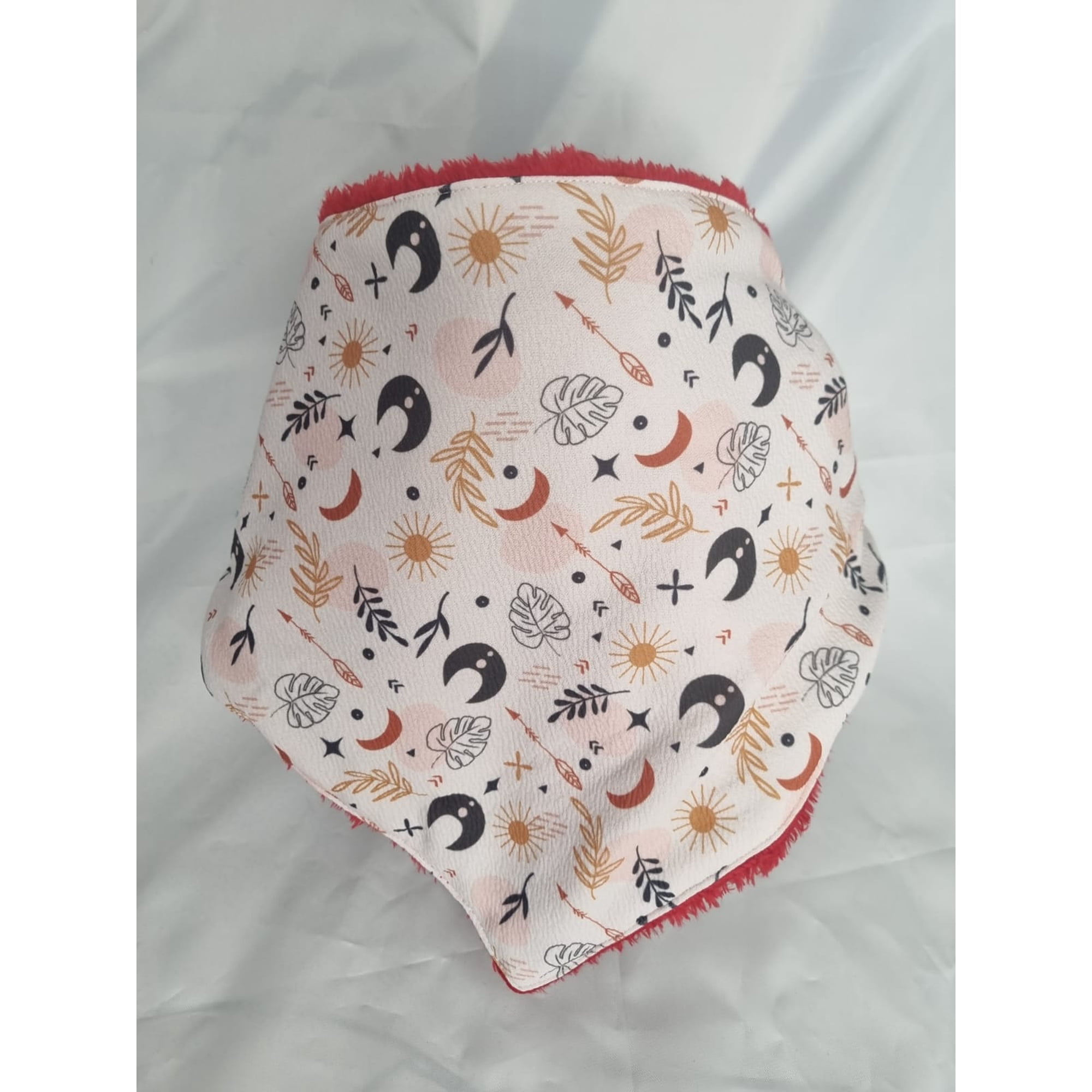 Bandana mascota invierno medias lunas talla M