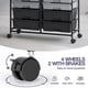 thumbnail image 2 of Carrito de almacenamiento rodante TOOLF con 12 cajones, mesa de madera, 2 of 9