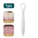 thumbnail image 1 of 8-1pc Tongue Scraper Cleaner For Adult Professional Eliminate Bad Breath Stainless Steel Tongue Brush Fresh Breath Cleaning Tool, 1 of 3