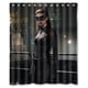 thumbnail image 1 of Cortina de ducha con escena de Anne Hathaway de The Dark Knight Rises, juego de cortinas de baño con ganchos, tamaño 60 x 72 pulgadas, 1 of 3