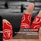 thumbnail image 5 of Cinta deportiva WOD Nation con gancho para levantamiento de pesas, color rojo, 23 pies x 12, 5 of 8