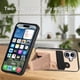 thumbnail image 5 of Funda Resistente para iPhone 16 con Tarjetero y Soporte, Diseño Magnético Blanco, 5 of 5