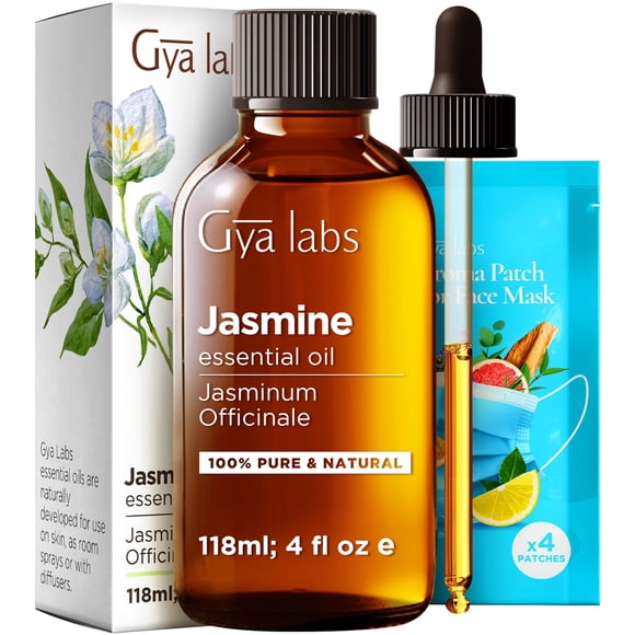 Aceite esencial de jazmín Gya Labs, 120 ml, 100% puro y natural