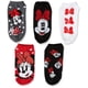 thumbnail image 2 of Calcetines Disney Minnie Mouse para mujer, paquete de 5 unidades, tallas 9-11, 2 of 5