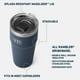 thumbnail image 3 of Vaso YETI Rambler de acero inoxidable con aislamiento al vacío de 590 ml, 3 of 3