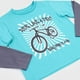 thumbnail image 4 of Polera Niño Kids Doble Manga Turquesa Corona, 4 of 4