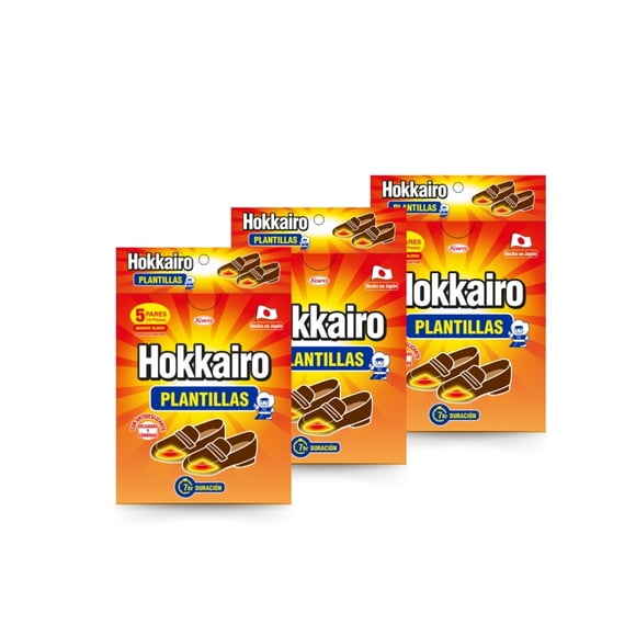 PACK X3 (15 Pares) Hokkairo Plantillas Térmicas para Zapatos