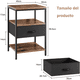 thumbnail image 3 of Velador 3 niveles con cajón de tela y estante #3, 3 of 3