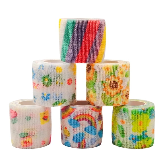 Venda Adhesiva loveaiai Paquete de 6 5 cm x 3.7 m Multicolor