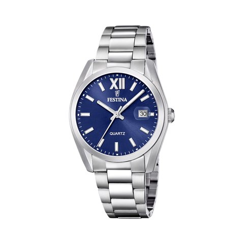 Reloj F20707/7 Festina Azul Hombre Acero Clasico