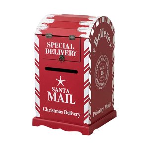 Magideal - Buzón De Navidad Accesorios De Buzón De Papá Noel Cartas De Jardín De Bodas A Papá Noel Decoración Navideña Patio Del Hogar Decoración De Buzón De Reg