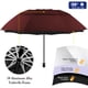 thumbnail image 4 of Paraguas de golf HOBVO UPF 50+ con pinza ajustable, color vino, 110 cm, 4 of 8