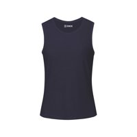 Snix - Camiseta Femenina Dry Fit Sin Mangas - Azul Marino Talla L