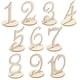 thumbnail image 4 of MDF Madera 10cm Números De Mesa 1-10 Base Set Boda Fiesta De Cumplea?os Francés, 4 of 5