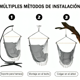 thumbnail image 2 of Silla Hamaca Colgante Columpio Con Cojín +kit De Instalación, 2 of 3