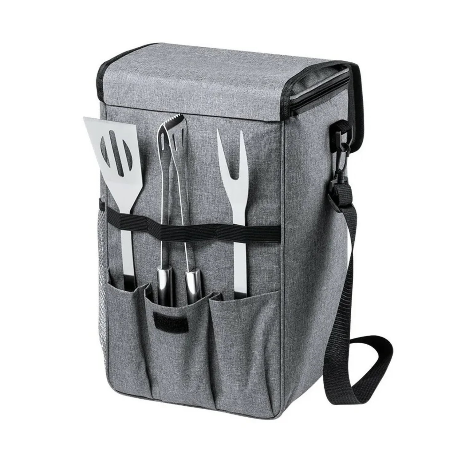 Importclick - Set Parrillero Mas Bolso Cooler Arcada 25x33x53 Cm