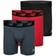 thumbnail image 1 of Calzoncillos bóxer New Balance para hombre, 6 unidades, color negro/rojo/azul, talla M, 1 of 3