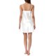 thumbnail image 3 of INSPIRE CHIC Camisón Mini de Satén para Mujer, Camisón Suave con Tirantes Espagueti y Dobladillo Ondulado para Primavera Verano L Blanco, 3 of 6
