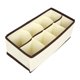 thumbnail image 3 of Divisor De Ropa Interior Plegable Caja De Almacenamiento Estuche Corbatas Armario Dormitorio 8 Rejilla, 3 of 3