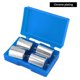 thumbnail image 5 of Pesas de laboratorio QWORK 200 g x8 de metal cromado, 5 of 8