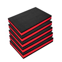 Magideal - Paquete De 5 Insertos De Espuma Para Caja De Herramientas, Lámina De Poliuretano Antideslizante, Fáciles De Usar, Almohadillas De Espuma Prácticas Par 45 X 30 X 3 Cm