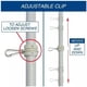 thumbnail image 5 of Mástil plata de aluminio con soporte para mástil de 180 cm de acero inoxidable, kit de barra de bandera de acero inoxidable con soporte, 5 of 6