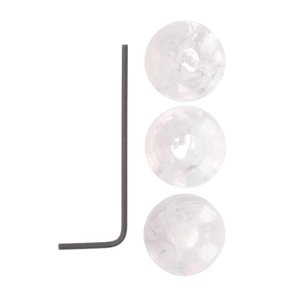 Genérico - 3 Piezas De Tapas De Potenciómetro De Bajo De Guitarra Eléctrica Cúpula Para Guitarra Eléctrica Blanca