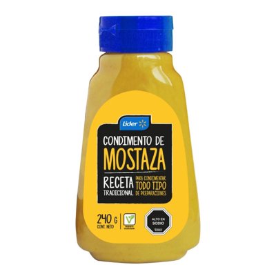 Mostaza Squeeze 240 G Lider
