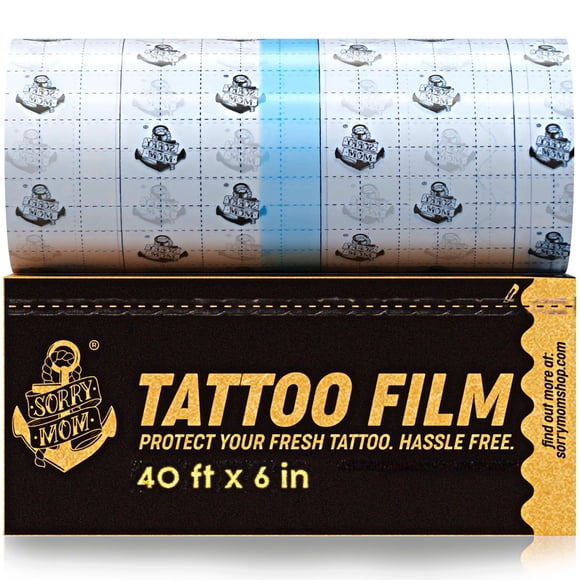 Film Protector para Tatuajes Sorry Mom 12 m x 15 cm Impermeable