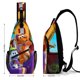 thumbnail image 2 of Go, Dog. Go! Riñonera Bandolera con Estampado Integral para Hombres y Mujeres, Bolso Cruzado Gráfico de Tendencia, Mochila de Hombro Streetwear para Ciclismo y Deportes, Riñonera Versátil Casual, 2 of 6