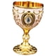 thumbnail image 2 of Mini Copa De Vino De Metal Vintage, Copa De Vino De 30ml, Reutilizable, Inastillable, Estilo Medieval, Estilo B, 2 of 3