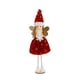 thumbnail image 2 of Adorno Navideño Suave Coleccionable Para Repisa De Mesa Festiva, Color Rojo, 2 of 3