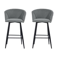 Novahus - Pack 2 Pisos De Bar Modiano Gris