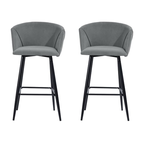 Novahus - Pack 2 Pisos De Bar Modiano Gris