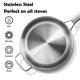 thumbnail image 4 of Juego de utensilios de cocina VocVoi Sartén de 6 litros con tapa y sartén de 30 cm, acero inoxidable, 4 of 6