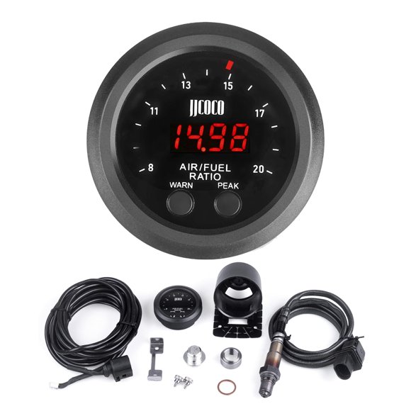 Medidor AFR ZHSYMX 52 mm Digital de Banda Ancha 12 V/16 V