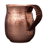 Bothyi - Taza De Cobre Tetera Con Asa Práctica Jarra Para Senderismo Al Aire Libre Hotel 580 Ml
