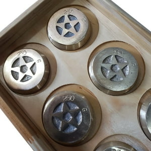Vadell - Caja Con 8 Tejos De Bronce X 8 De 200 Grs