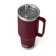 thumbnail image 1 of Taza YETI Rambler de 1,25 litros con tapa de pajita con aislamiento al vacío, color rojo, 1 of 3