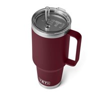 Taza Yeti Rambler De 1,25 Litros Con Tapa De Pajita Con Aislamiento Al Vacío, Color Rojo