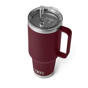 Taza Yeti Rambler De 1,25 Litros Con Tapa De Pajita Con Aislamiento Al Vacío, Color Rojo
