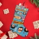 thumbnail image 4 of Hamburguesas de Bob Tema: Calcetines de Navidad, fino lino blanco para colgar en escaleras y chimenea, decoración navideña para el hogar, regalo de Navidad. 45cm × 32cm, 4 of 5